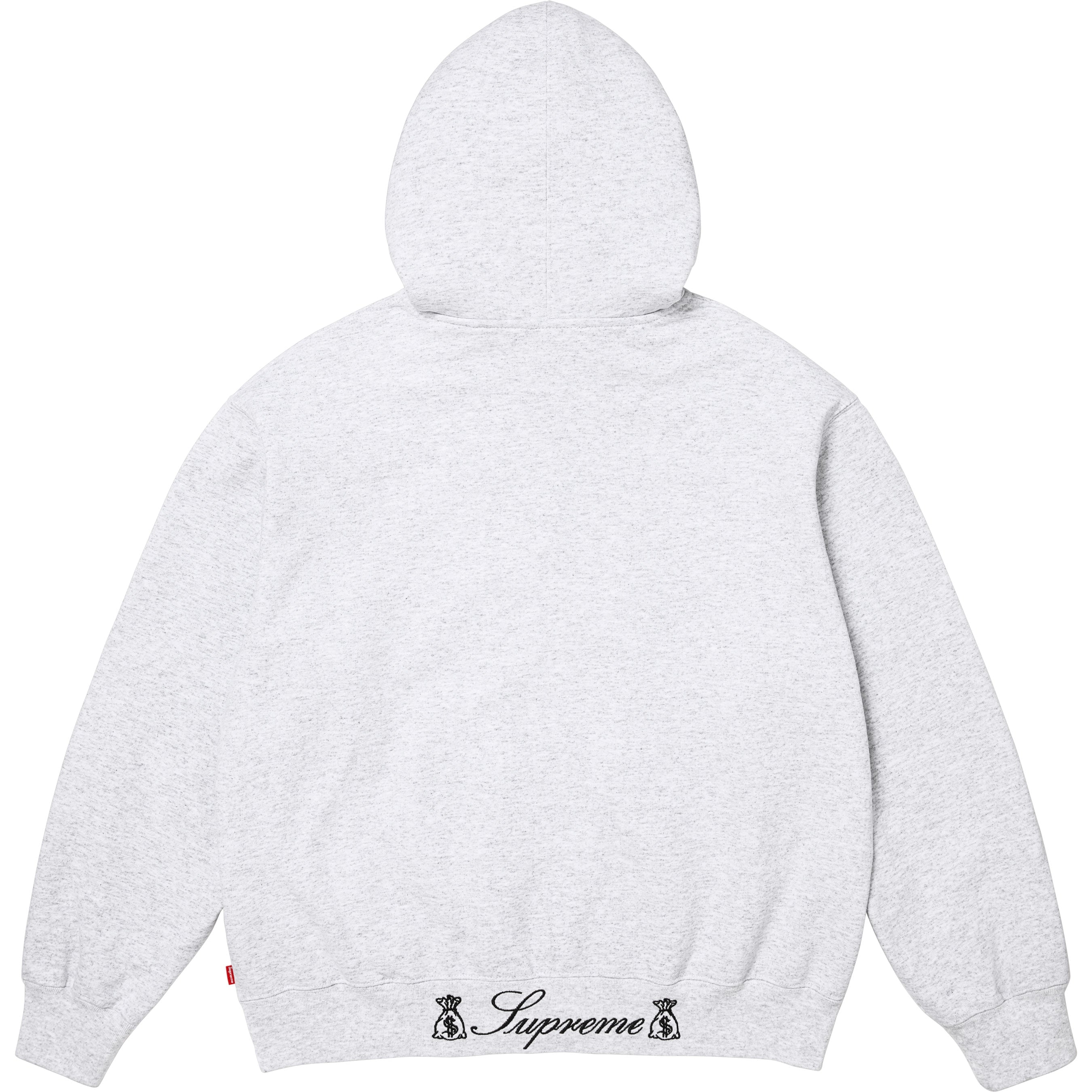 God Over Money Zip Up Hooded Sweatshirt view 8